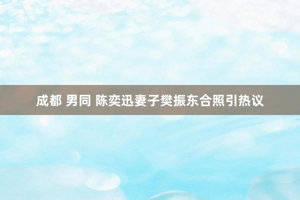 成都 男同 陈奕迅妻子樊振东合照引热议