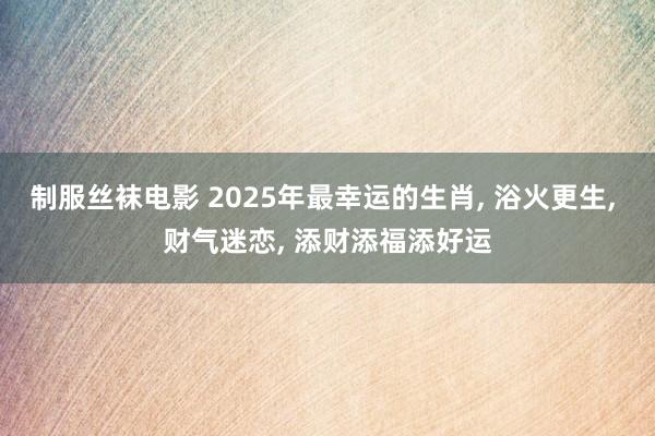 制服丝袜电影 2025年最幸运的生肖， 浴火更生， 财气迷恋， 添财添福添好运