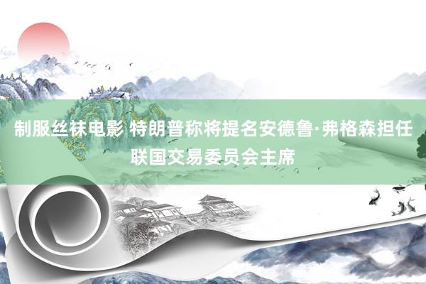 制服丝袜电影 特朗普称将提名安德鲁·弗格森担任联国交易委员会主席