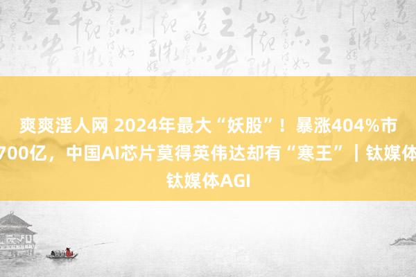 爽爽淫人网 2024年最大“妖股”！暴涨404%市值2700亿，中国AI芯片莫得英伟达却有“寒王”｜钛媒体AGI