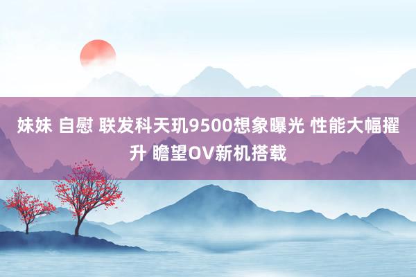 妹妹 自慰 联发科天玑9500想象曝光 性能大幅擢升 瞻望OV新机搭载