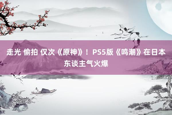 走光 偷拍 仅次《原神》！PS5版《鸣潮》在日本东谈主气火爆