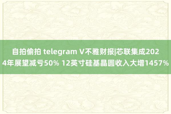 自拍偷拍 telegram V不雅财报|芯联集成2024年展望减亏50% 12英寸硅基晶圆收入大增1457%